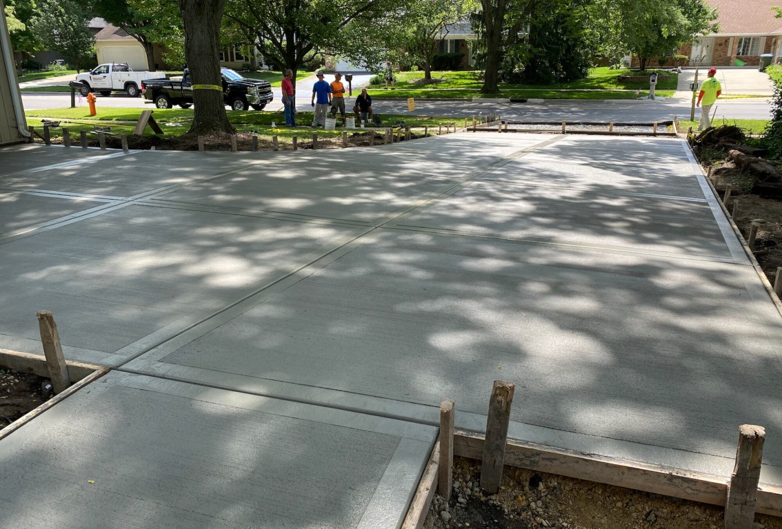 Concrete driveway installation in Hobe Sound, FL
